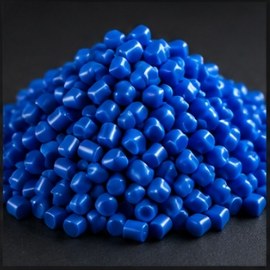Pellets azules de masterbatch APC Azul