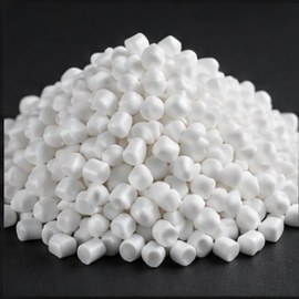 Pellets blancos de masterbatch APC Blanco 60