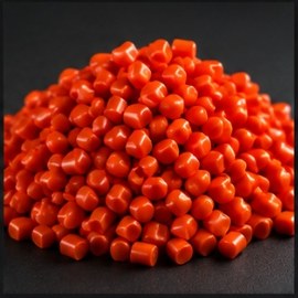 Pellets rojo anaranjado de masterbatch APC Rojo 26