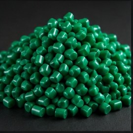 Pellets verdes de masterbatch APC Verde